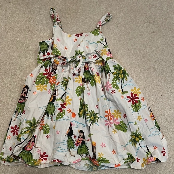Pacific Legend Apparel Girls Hawaiian Hula Girl Print Dress Size 7-8 - Picture 7 of 8